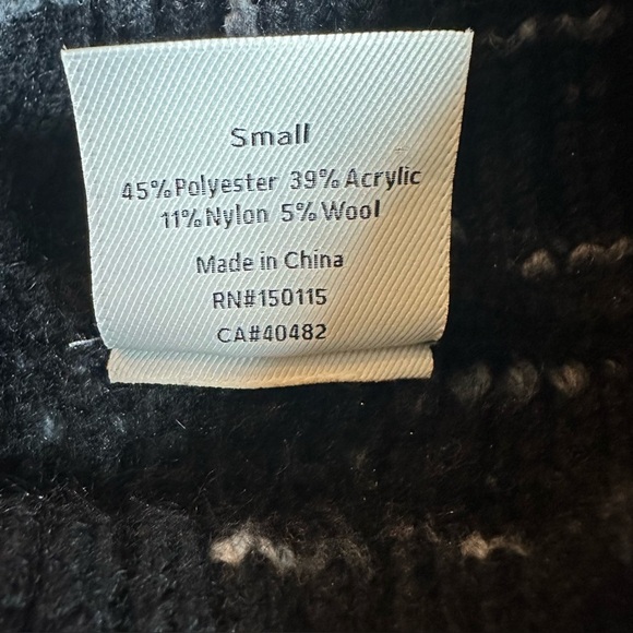 VARLEY Strick Marlena Oversized Pullover Sweater In Marbled‎ Black Size S - Picture 6 of 10